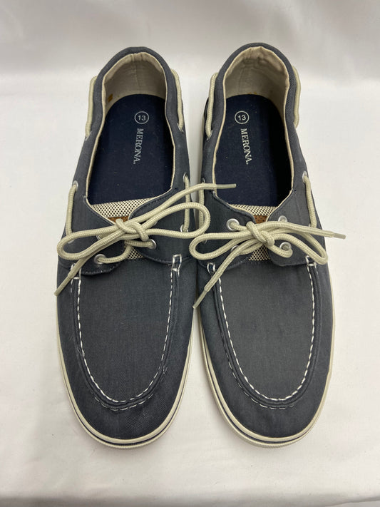 Merona Size 13 NWOT Blue Topsider Boat Shoes