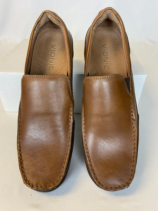 Vionic Size 8.5 Brown Slip On Loafers NWOT