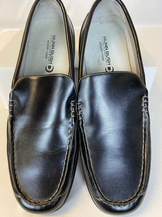 Nunn Bush Size 12M Black Dress Loafer Shoes