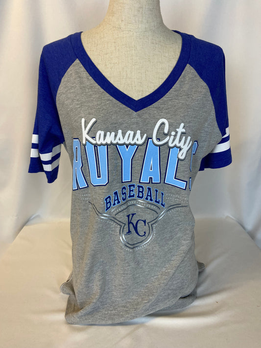 G-III 4her, Size M, KC Royals Grey T-Shirt NWT