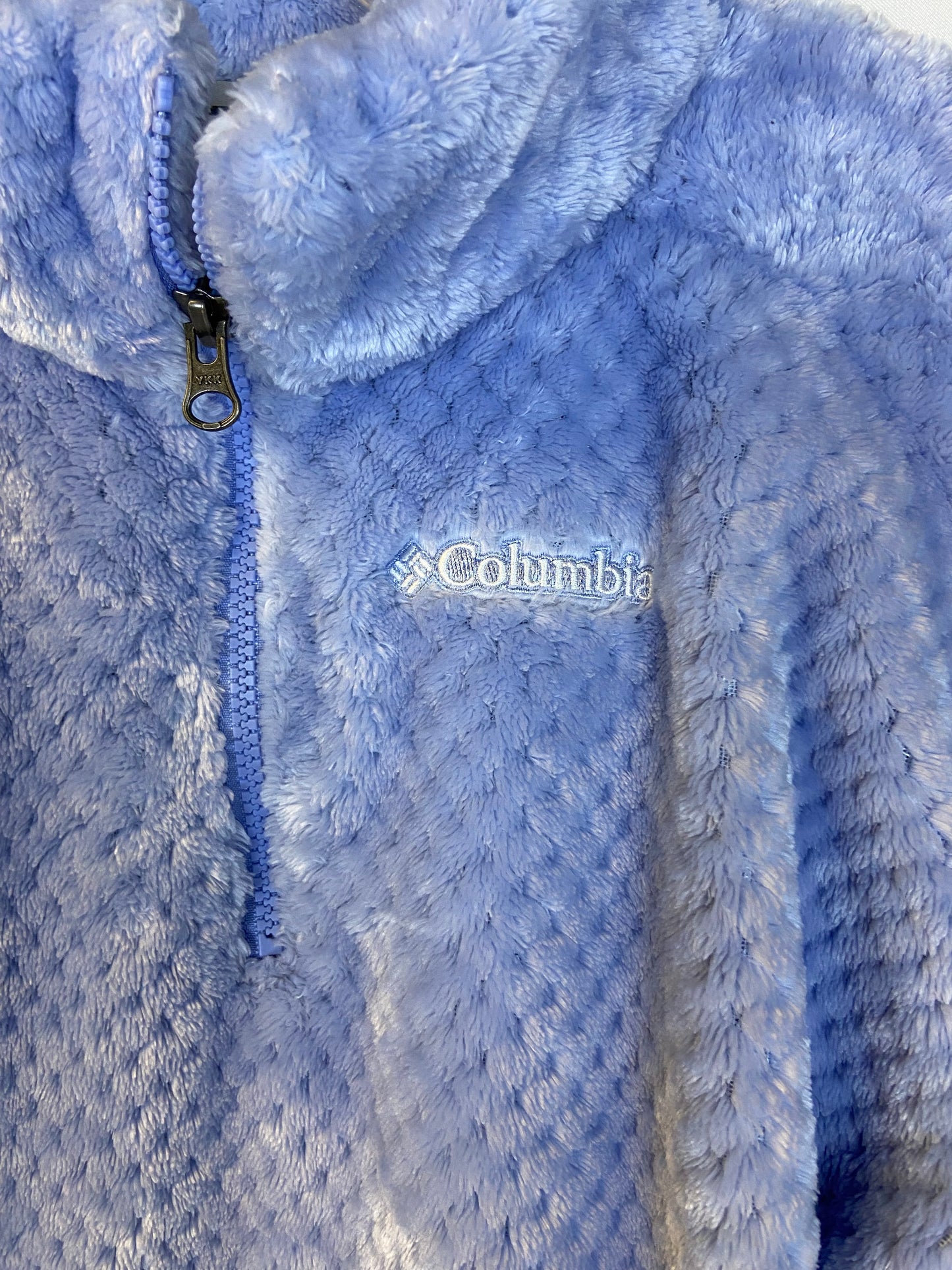 Columbia Size XL Girl's Light Blue Pullover Jacket