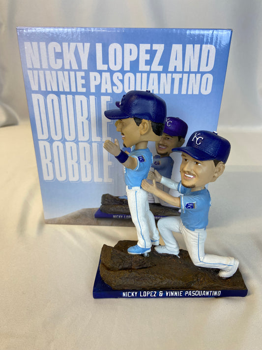 Kansas City Royals Nicky Lopez and Vinnie Pasquantino SGA Bobblehead 2023