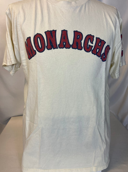 Fruit of The Loom Size XL Cream Vintage Monarch T Shirt