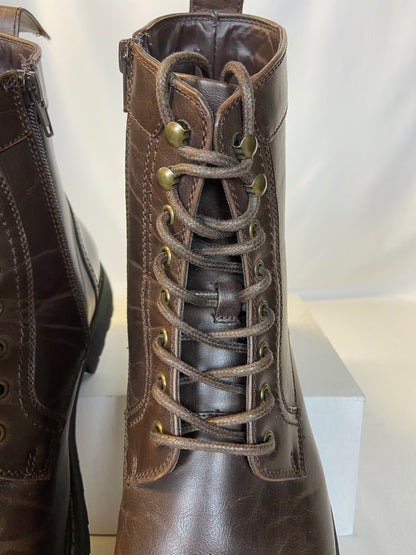 Public Opinion Brown Size 12M Lace Up Boots