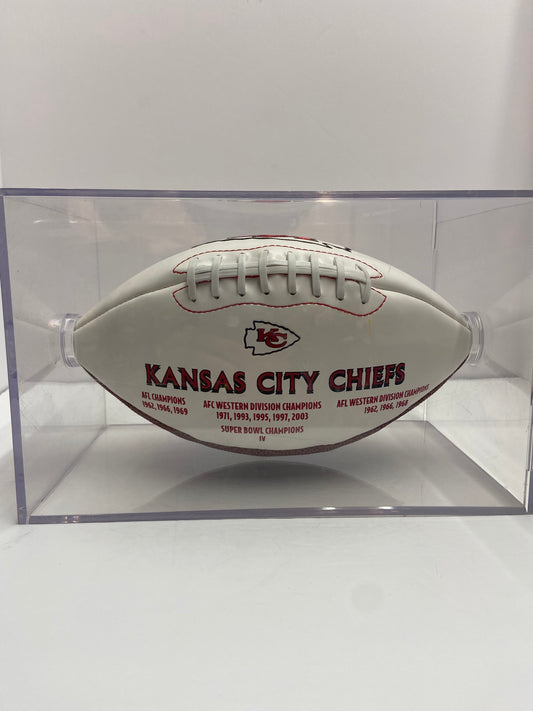 Kansas City Chiefs Jared Allen and Christian Okoye Autographed Football