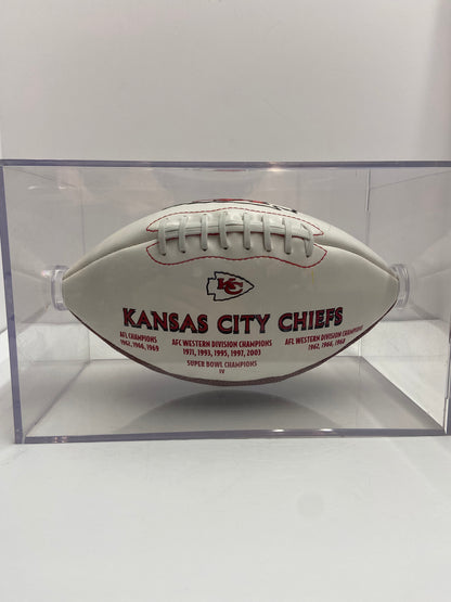 Kansas City Chiefs Jared Allen and Christian Okoye Autographed Football