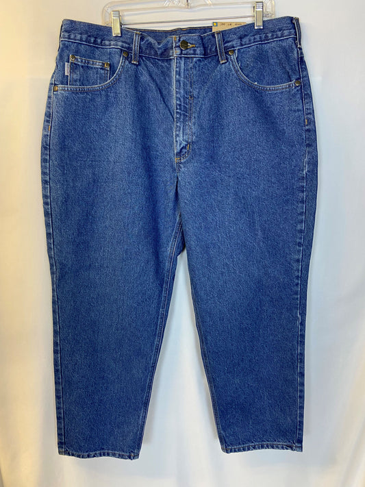 Carhart 40 X 28 Blue B17-DST Relaxed Fit Jeans NWT