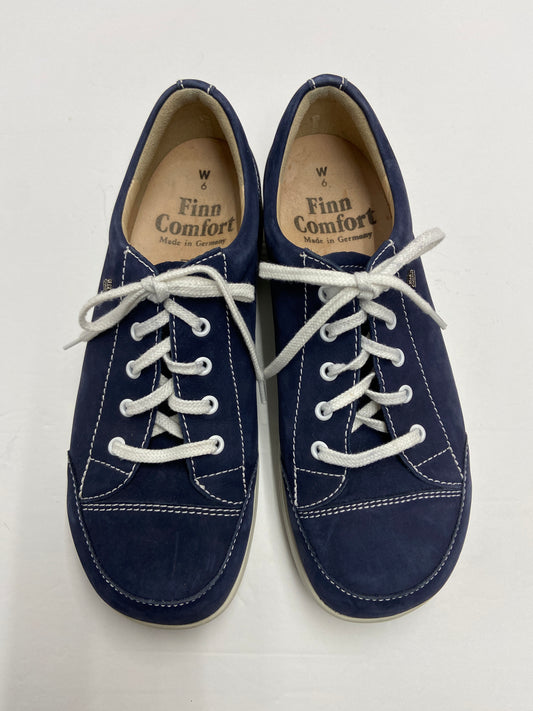 Finn Comfort Size 6 W Blue Suede