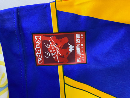 Kappa Large Blue and Yellow Maradona Shirt NWT