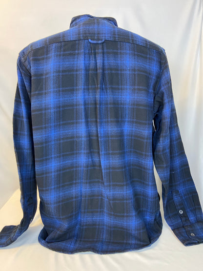 Orvis Size XXL Blue Big Bear Flannel Shirt NWT