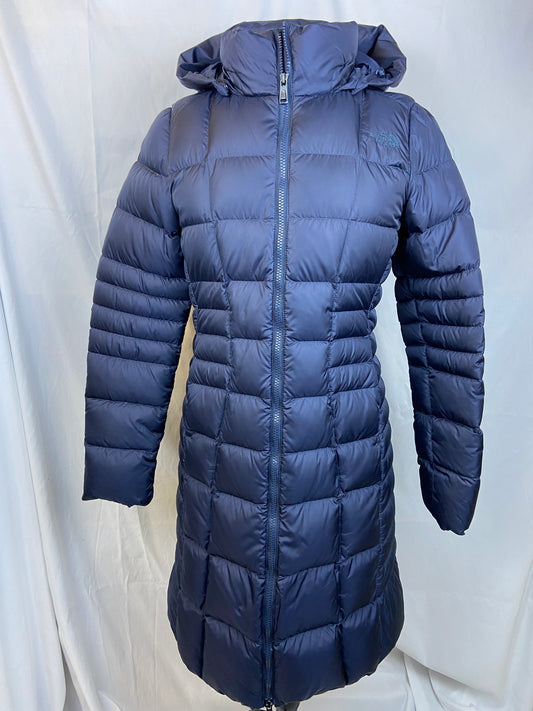 The North Face Size S Women's Navy Blue Metropolis Quilted Down Parka