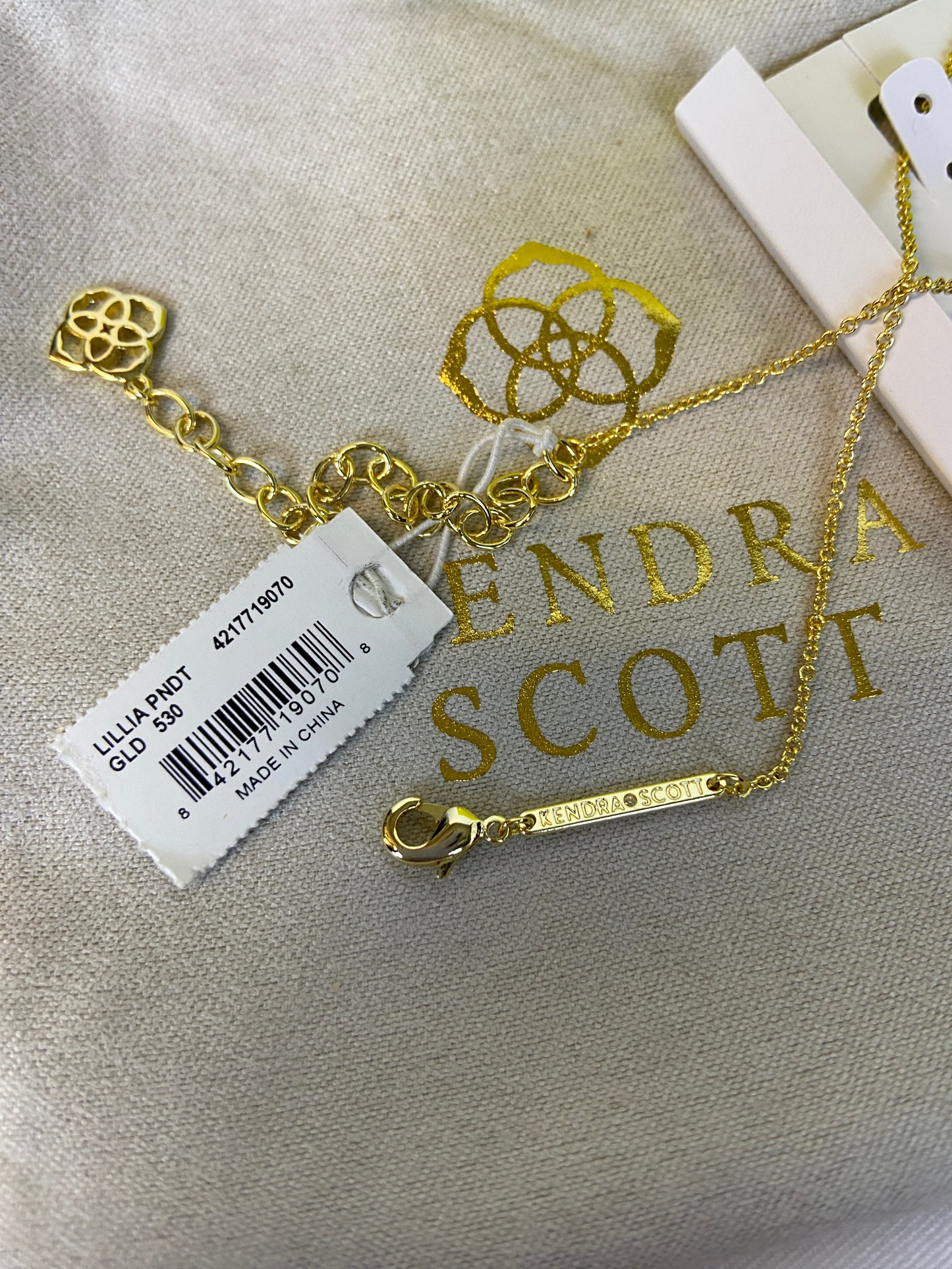Kendra Scott Lillia Butterfly Lilac Abalone NWT Pendant Necklace