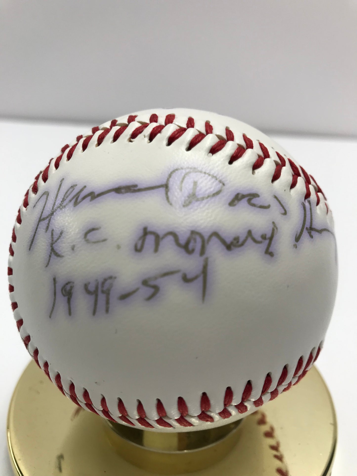 Buck O'Neil and Herman Doc Horn Autographed Baseball