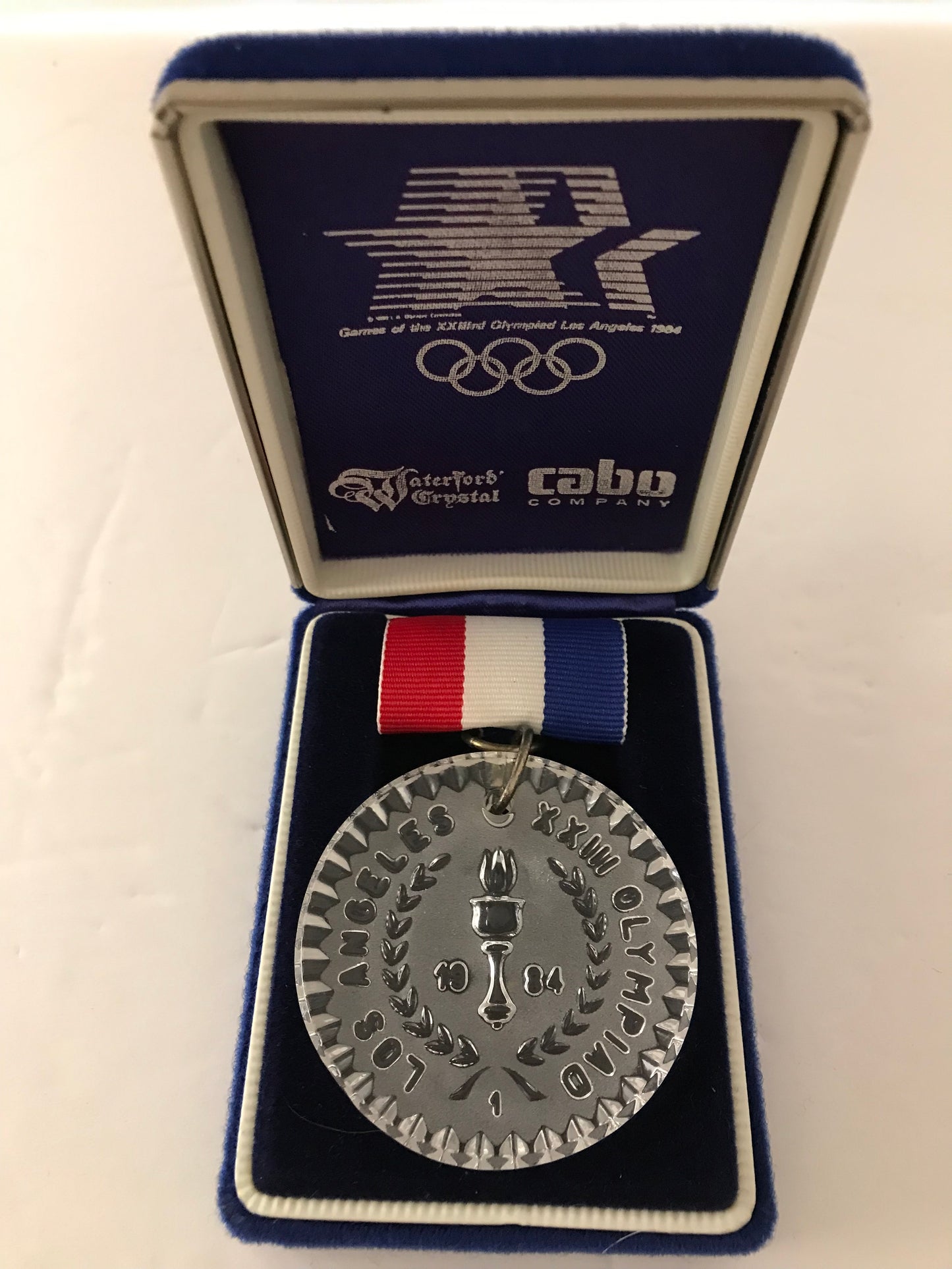 Los Angeles 1984 Olympics Waterford Medallion