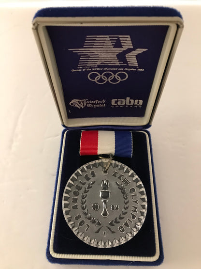 Los Angeles 1984 Olympics Waterford Medallion