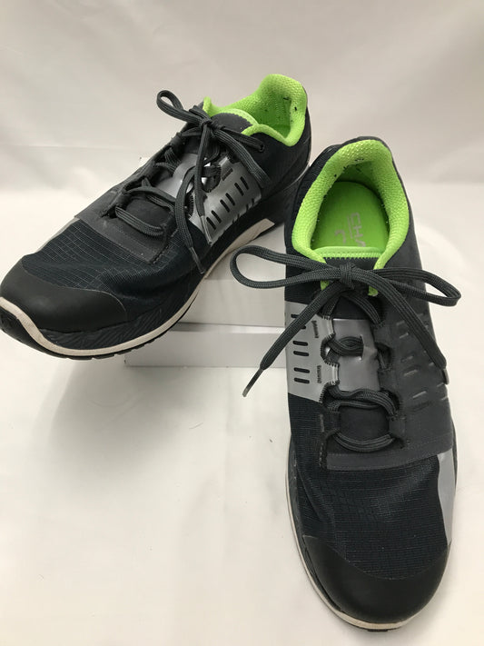 Under Armour Men's Size 10.5 Black/Gray/Lime Green Tennis Shoes
