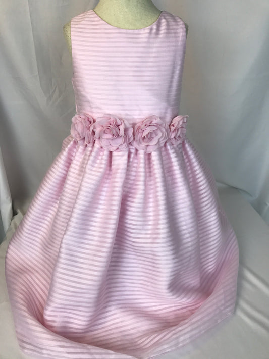 American Princess Size 7 Pink Striped Dress